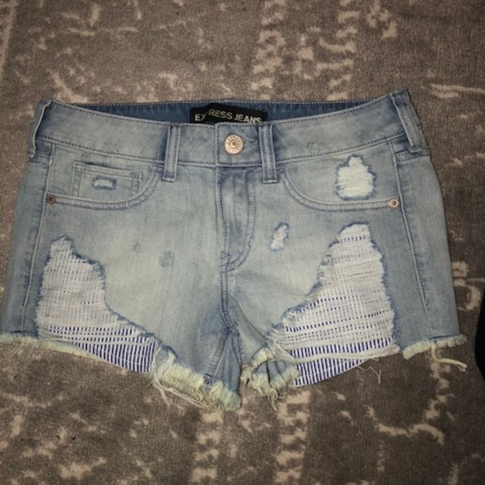 Express Denim Shorts
